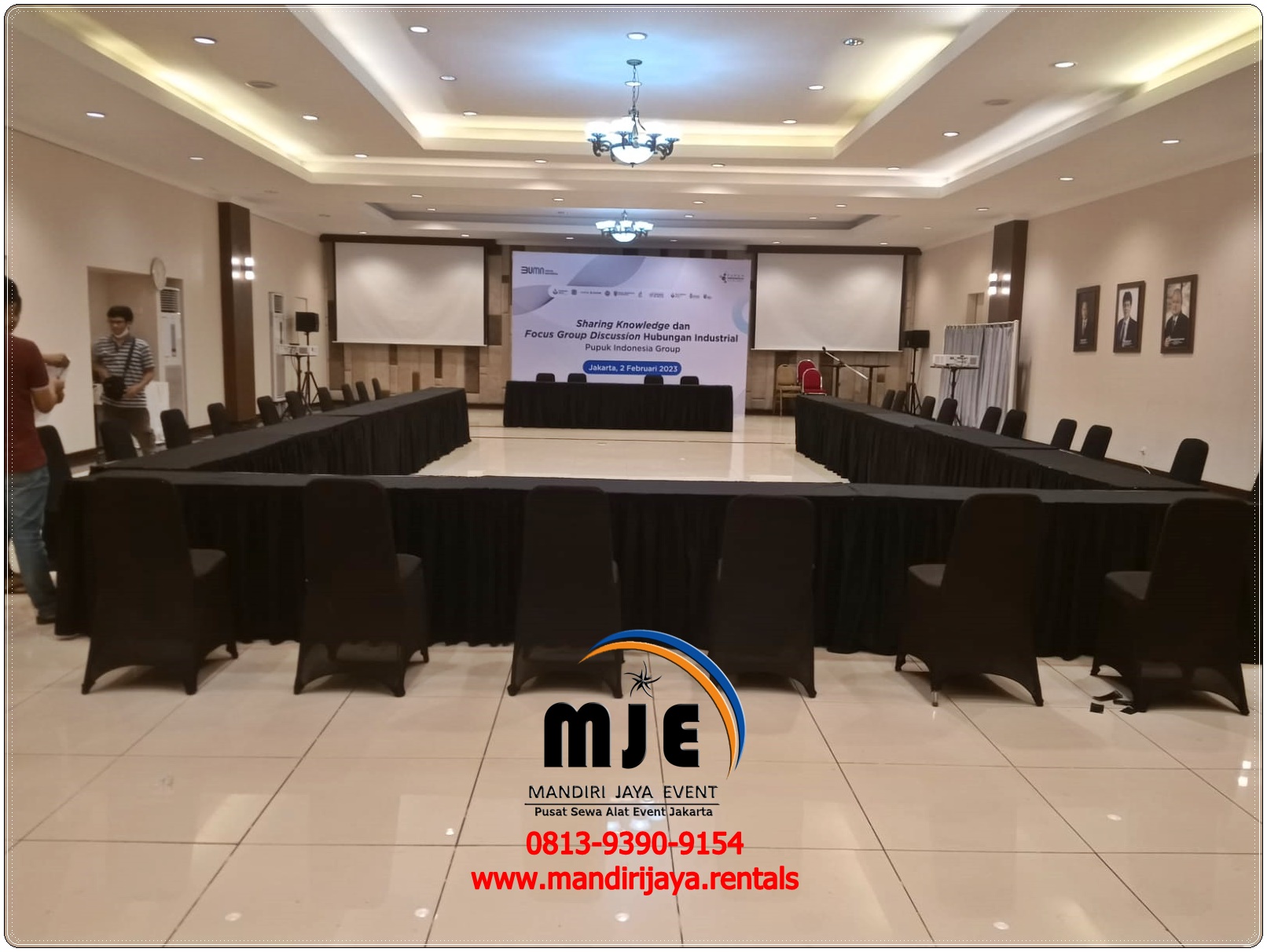 Meja IBM Ukuran 45x180cm