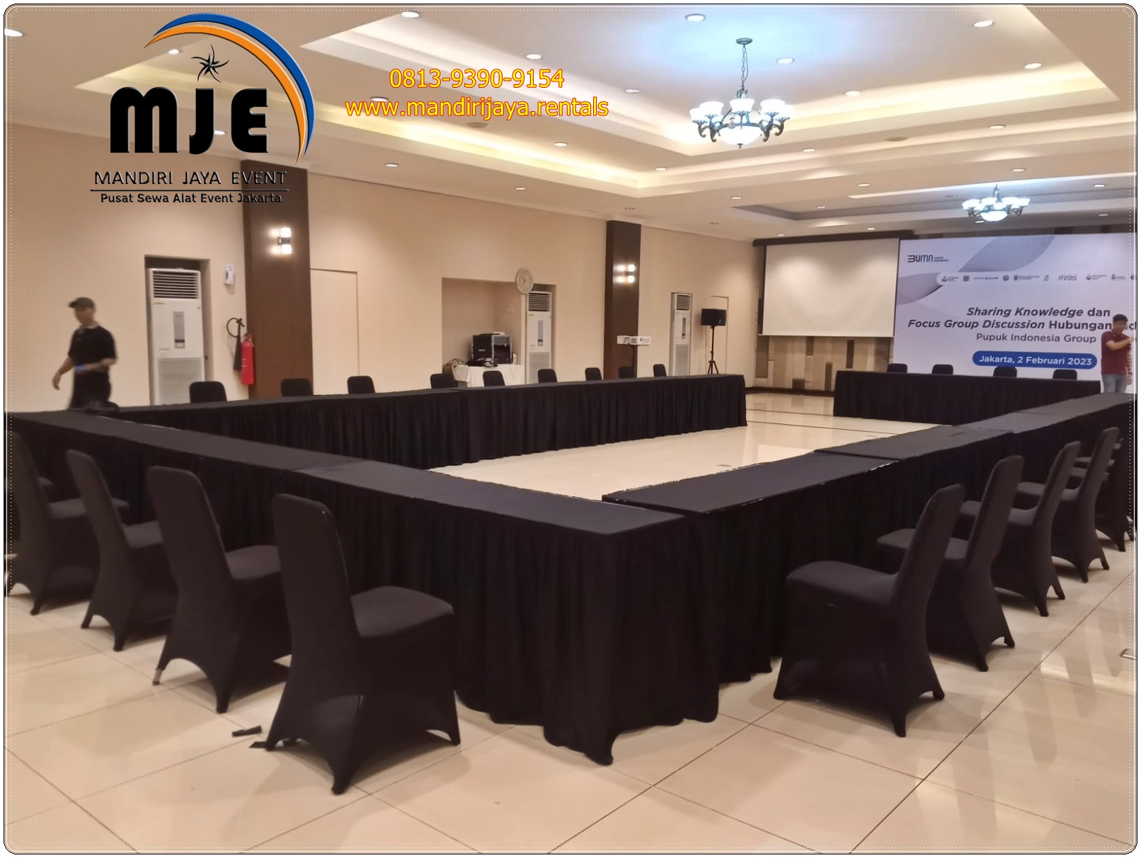 Meja Kotak Ukuran 60x120