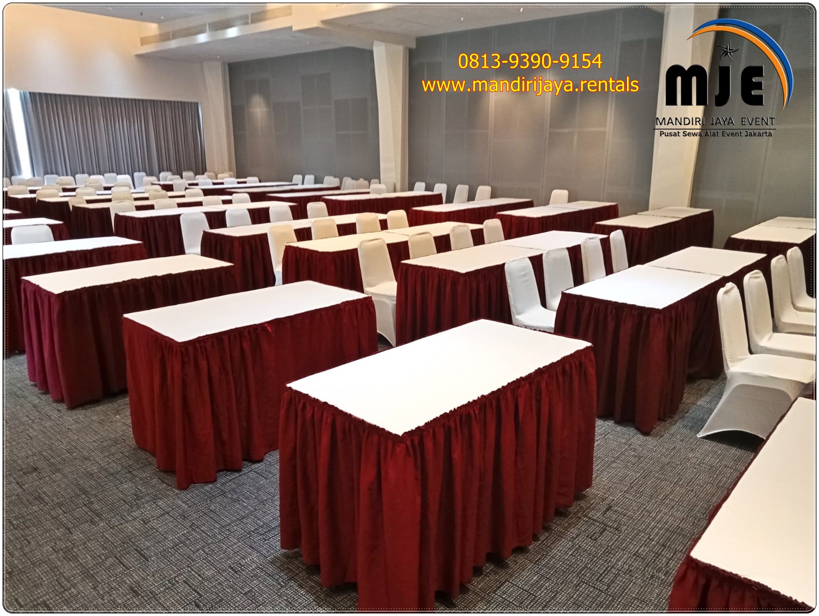 Meja Kotak Ukuran 80x180cm