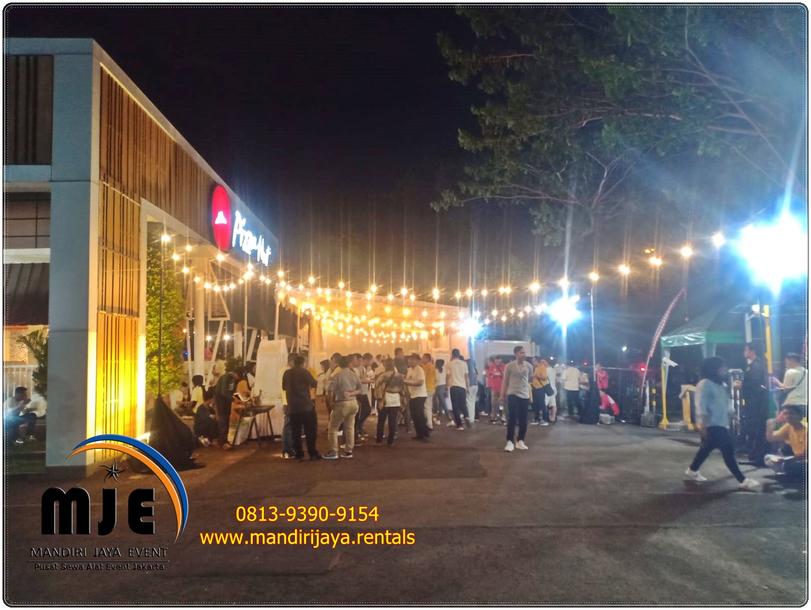 Sewa Lampu Fairylight Event Pizza Hut Bekasi