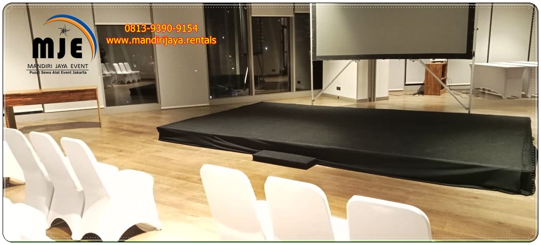 Sewa Panggung Karpet Standar Hitam Bekasi Barat