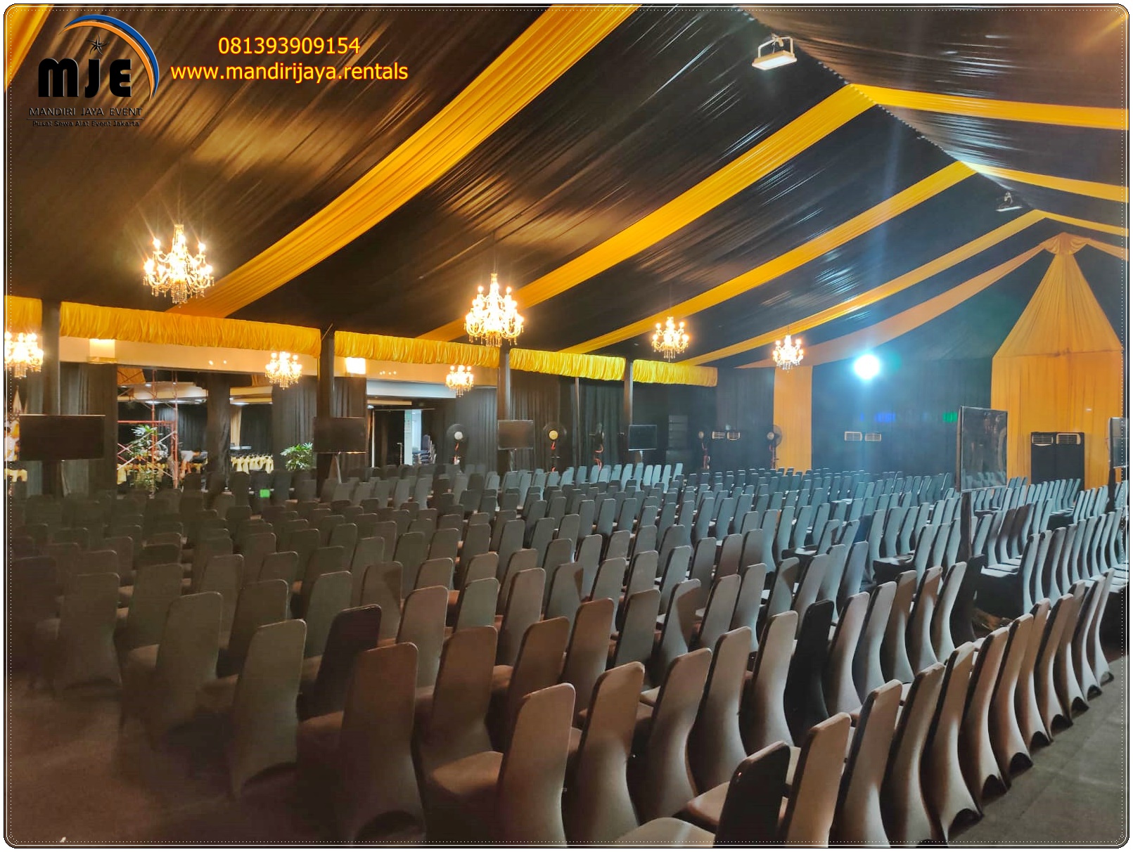 Rental Kursi Futura Cover Hitam Rawa Badak Selatan