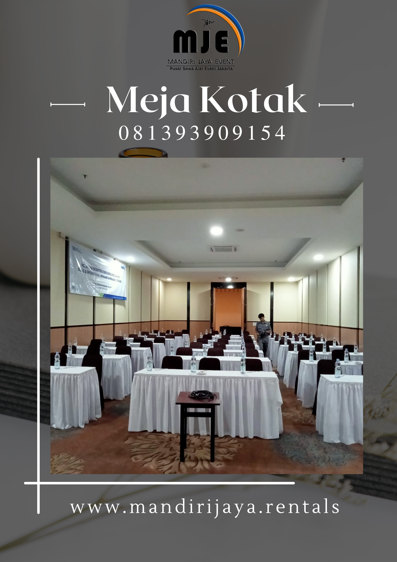 Pusat Sewa Meja Kotak Tanjung Priok Jakarta Utara