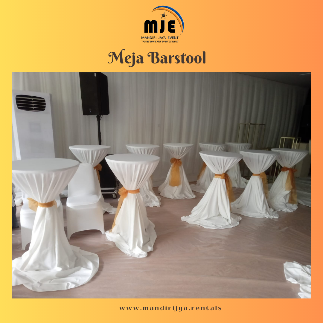 Sewa Meja Barstool Malaka Jaya Duren Sawit Jakarta Timur