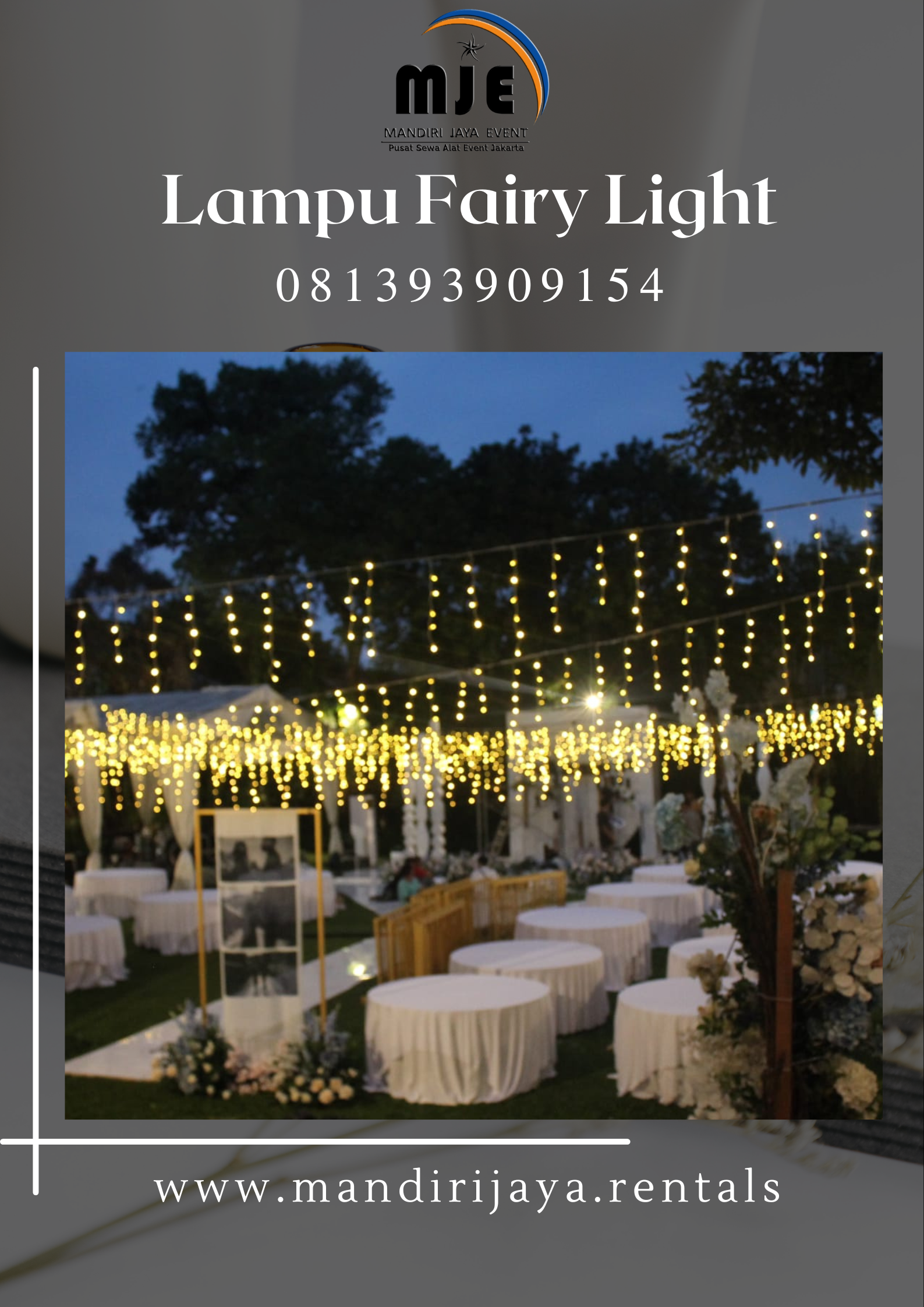 Sewa Lampu Fairy Light Siap Setting Di Bekasi Jawa Barat