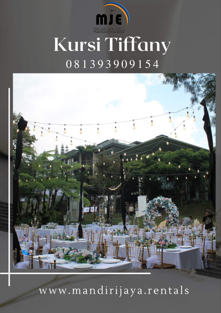 Sewa Kursi Tiffany Gold Pegadungan Kalideres Jakarta Barat