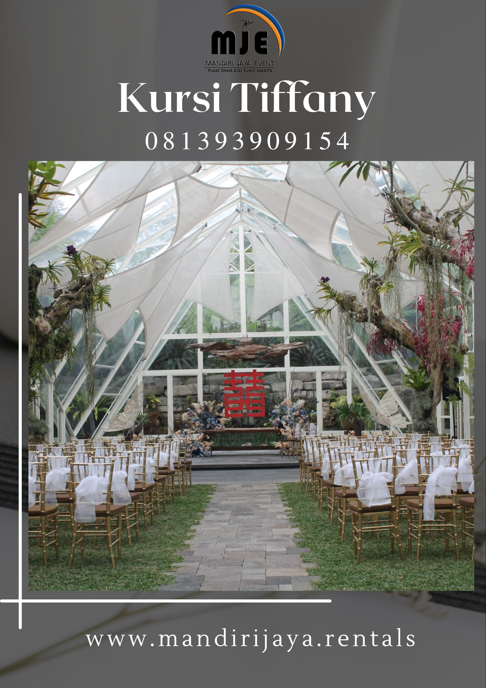 Sewa Kursi Tiffany Gold Pegadungan Kalideres Jakarta Barat