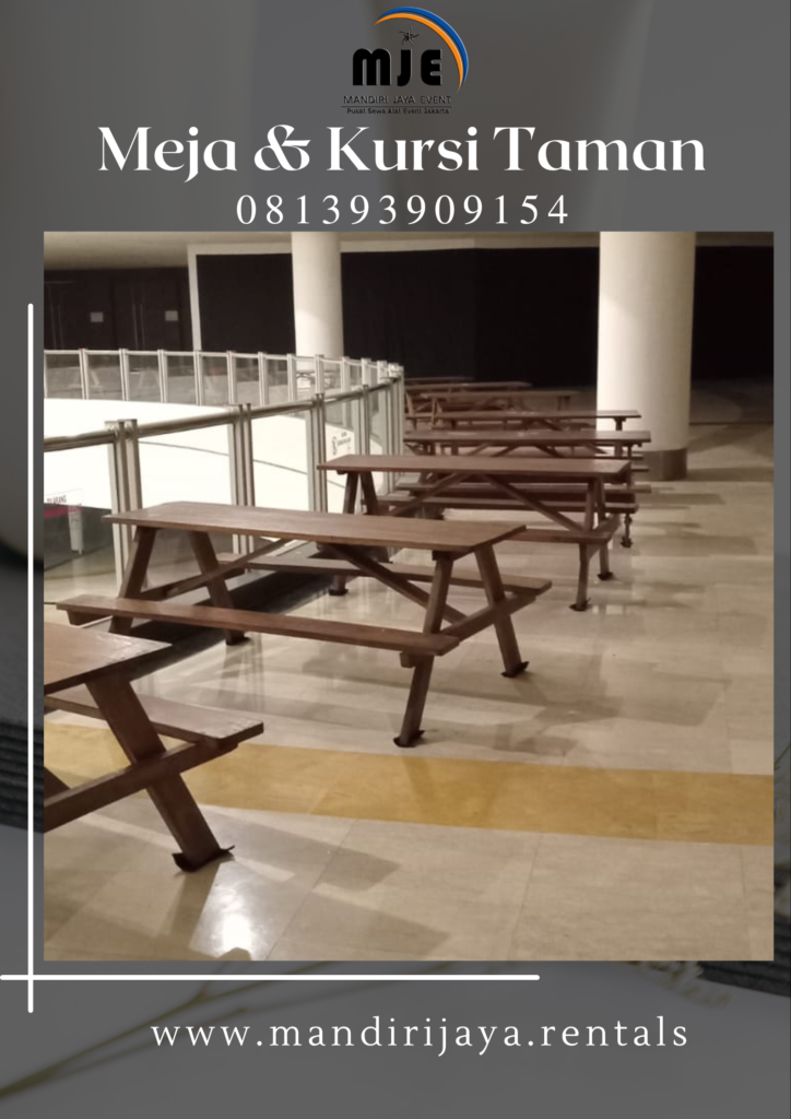 Sewa Meja Dan Kursi Taman Kayu Perigi Baru Tangerang Selatan