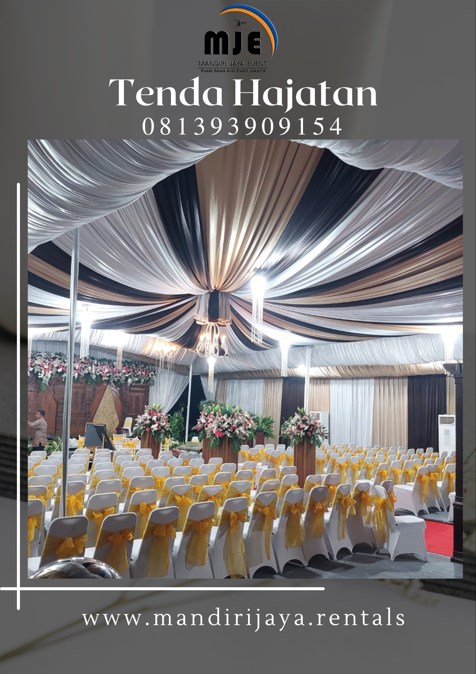 Hitam dan putih produk terlaris poster (1) Sewa Tenda Hajatan Paseban Senen Jakarta Pusat