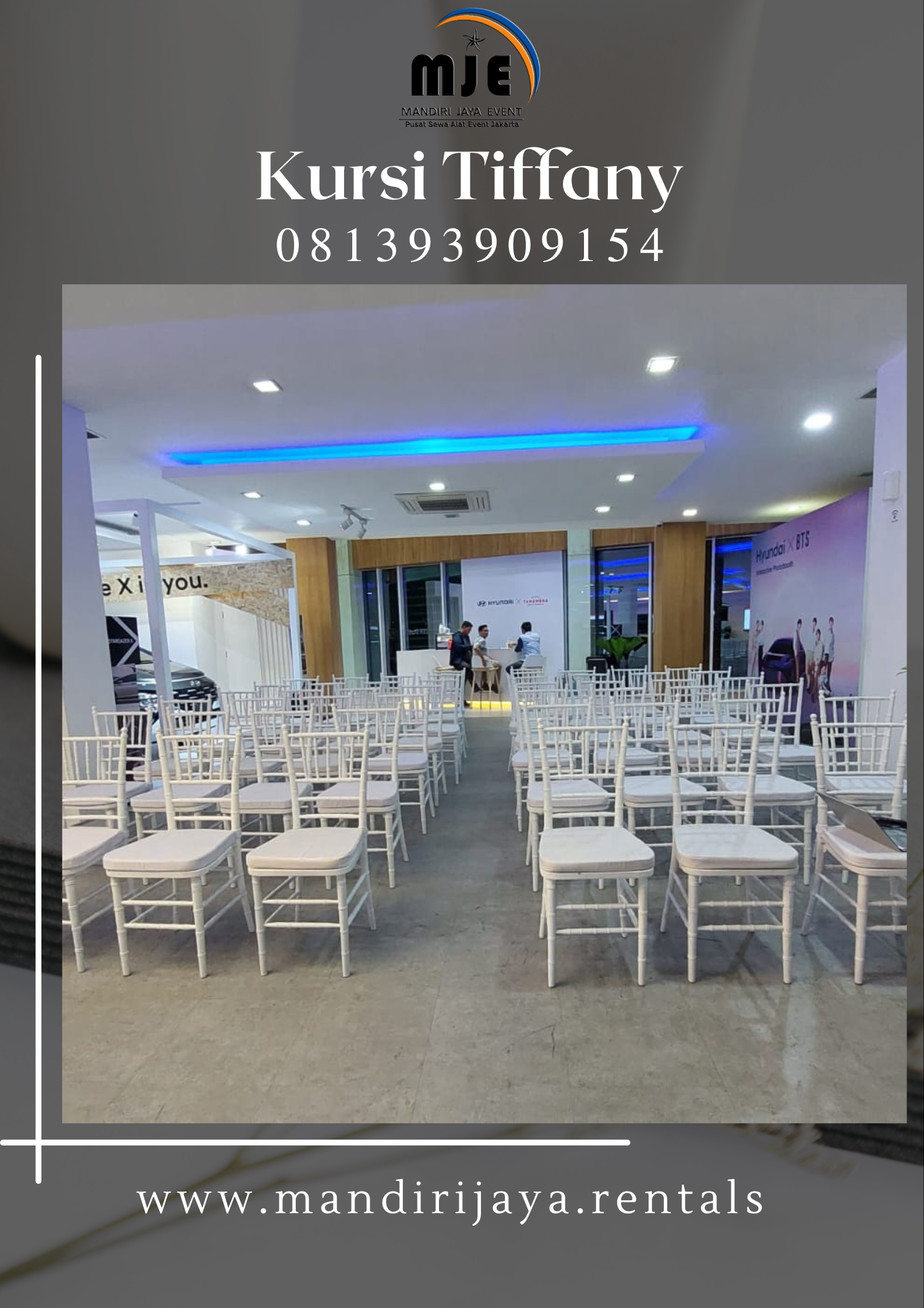 Melayani Sewa Kursi Tiffany Kayu Siap Kirim Jabodetabek