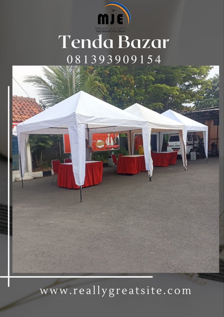 Melayani Sewa Tenda Kwitang Senen Jakarta Pusat