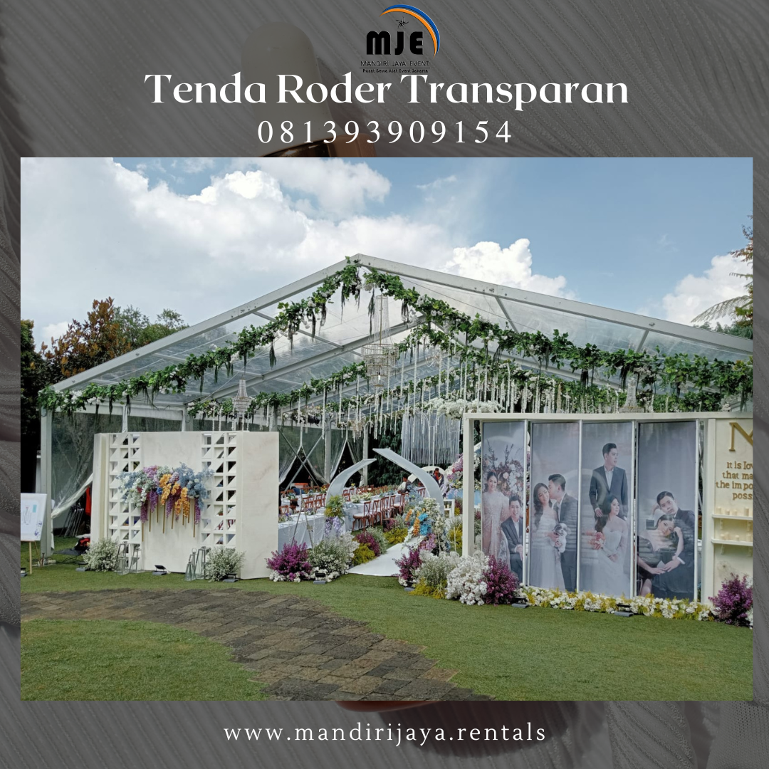 Sewa Tenda Roder Transparan Kelapa Gading Barat Jakarta Utara