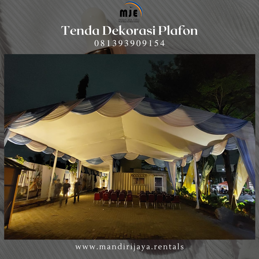 Sewa Tenda Plafon Kawasan Industri Sentul Bogor