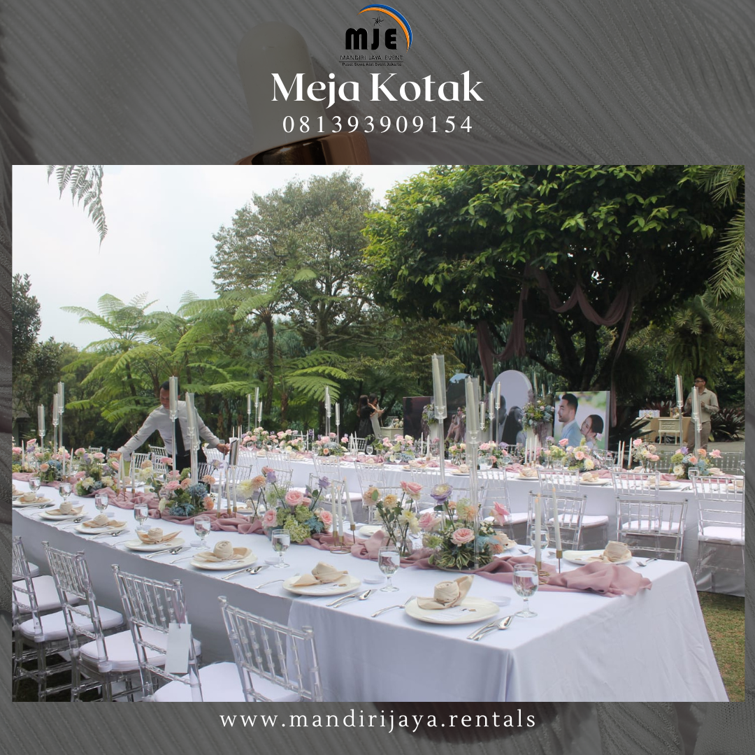 Sewa Meja Kotak Mandala Permata Permai Industrial Estate Karawang