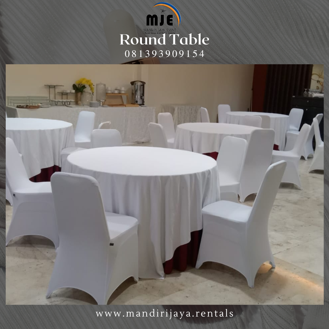 Sewa Round Table Kualitas Terbaik Harga Murah Jakarta Pusat
