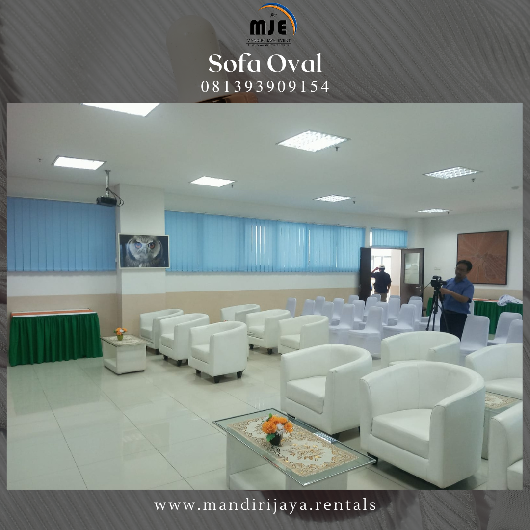 Sewa Sofa Oval Gratis Ongkir Jakarta Timur
