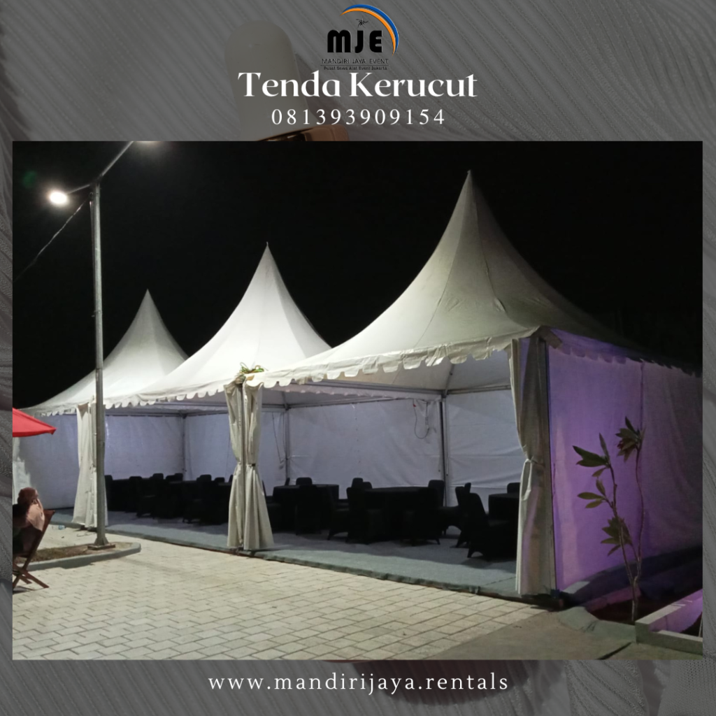 Sewa Tenda Sarnafil Kerucut Kualitas No 1 Jakarta Selatan