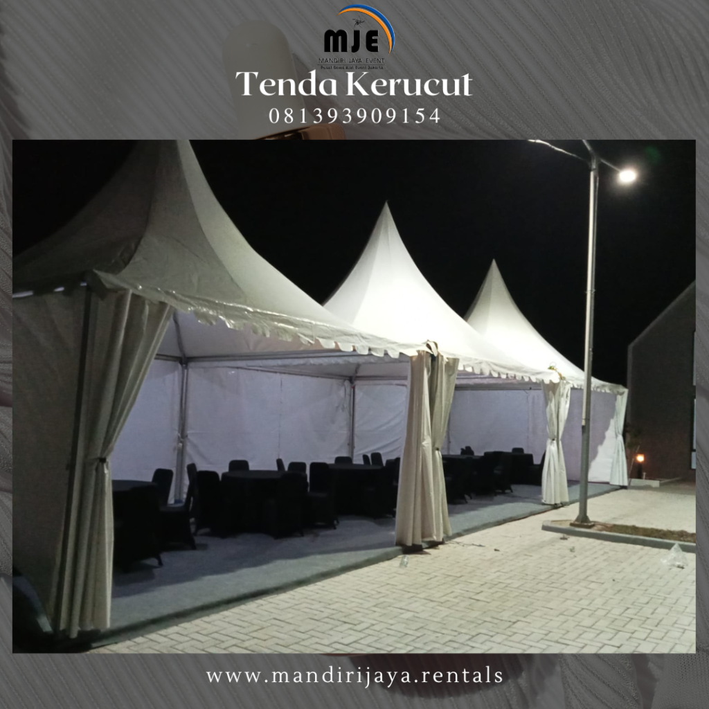 Sewa Tenda Sarnafil Kerucut Kualitas No 1 Jakarta Selatan