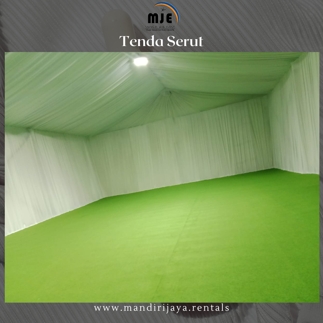 Sewa Tenda Serut Gratis Karpet Standar Cipondoh Tangerang
