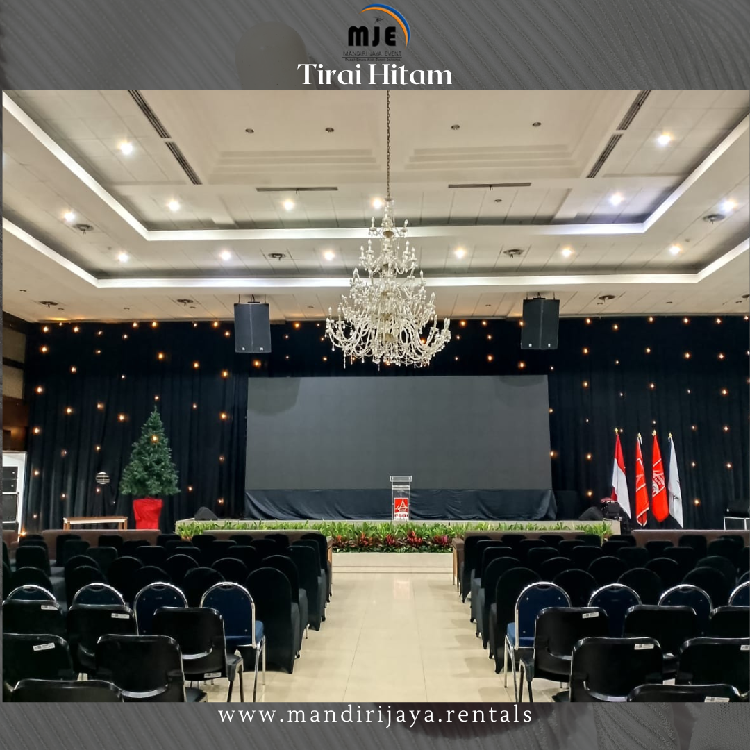 Sewa Tirai Hitam Lampu Starlight Periuk Tangerang