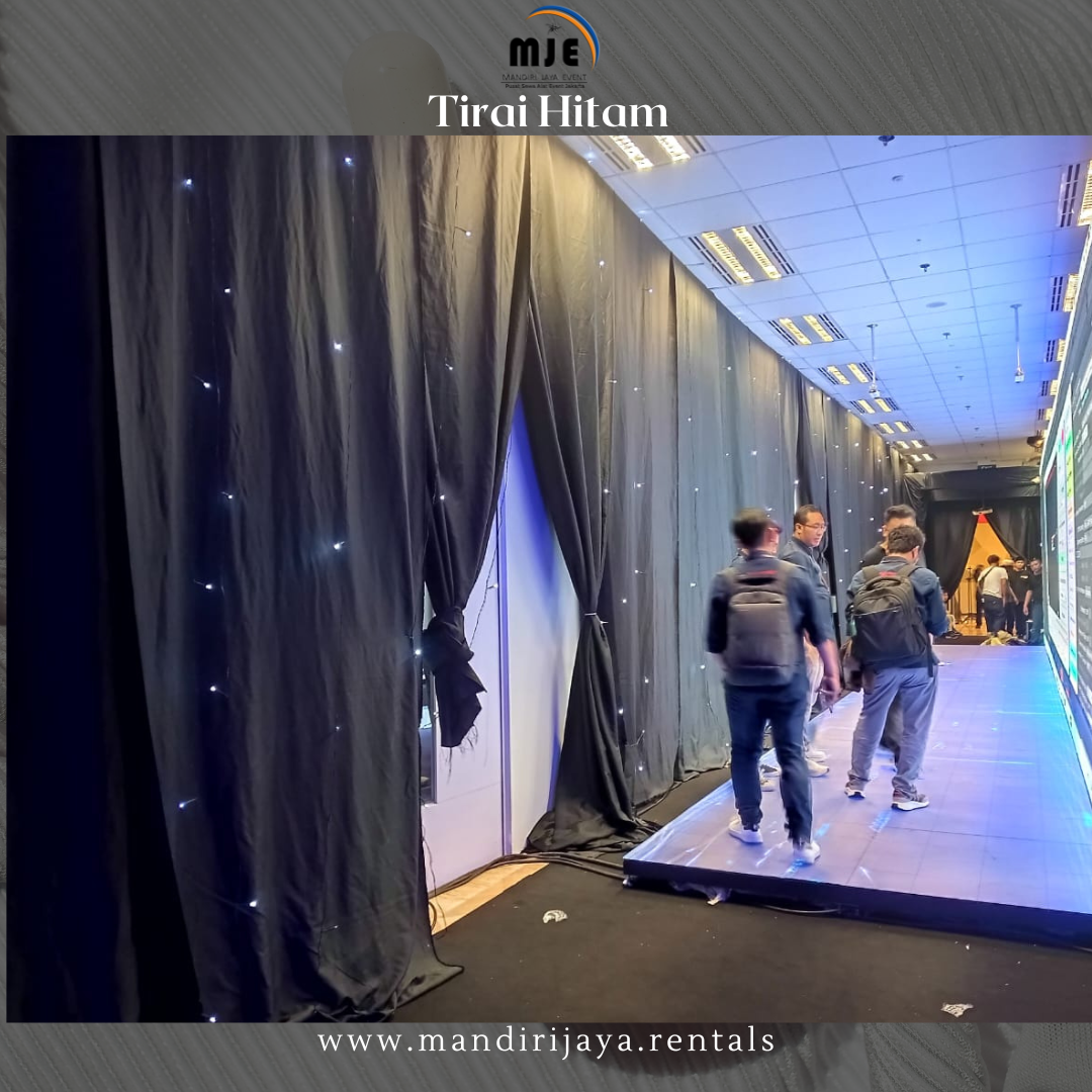 Sewa Tirai Hitam Bebas Request Ukuran Bogor Jawa Barat