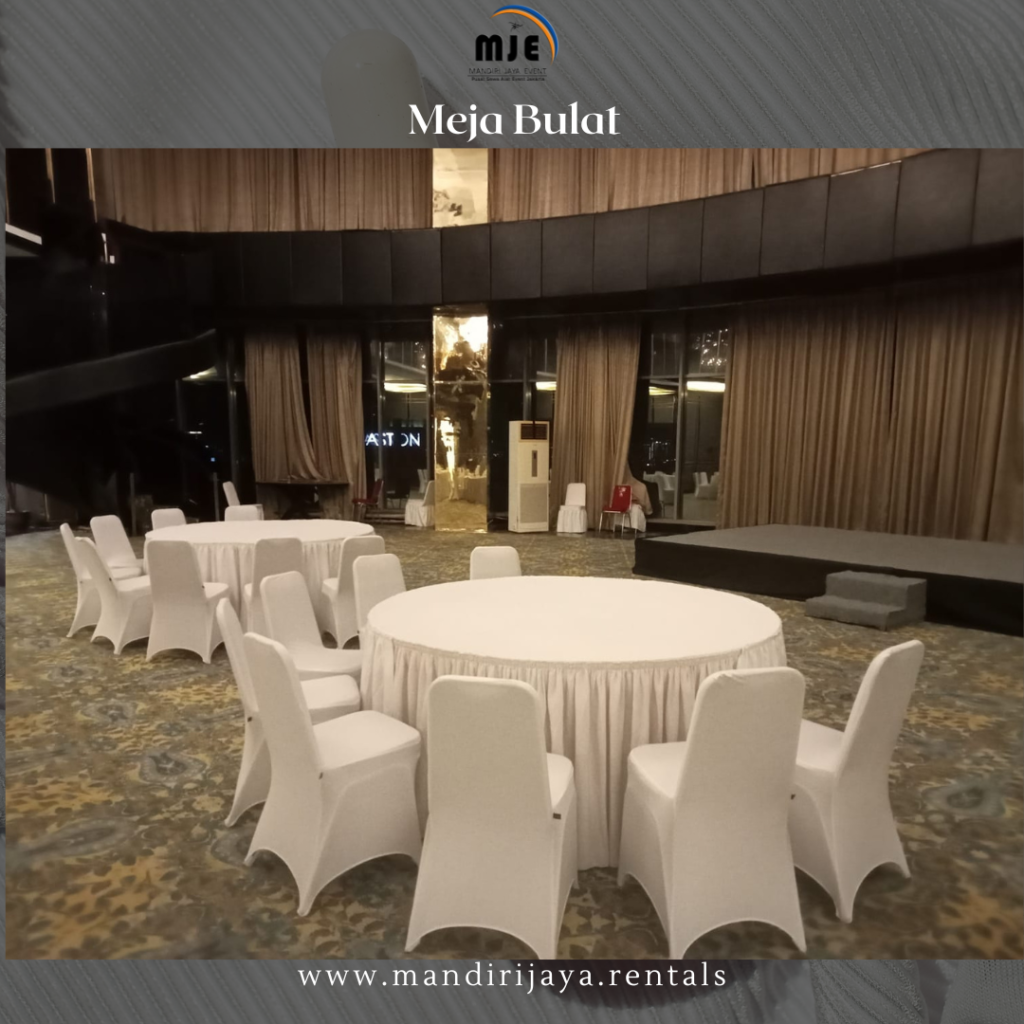 Tempat Sewa Meja Bulat Grogol Petamburan Jakarta Barat
