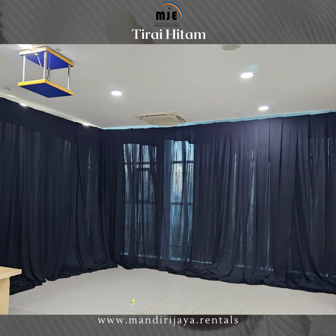 Sewa Tirai Hitam Karawang Jawa Barat