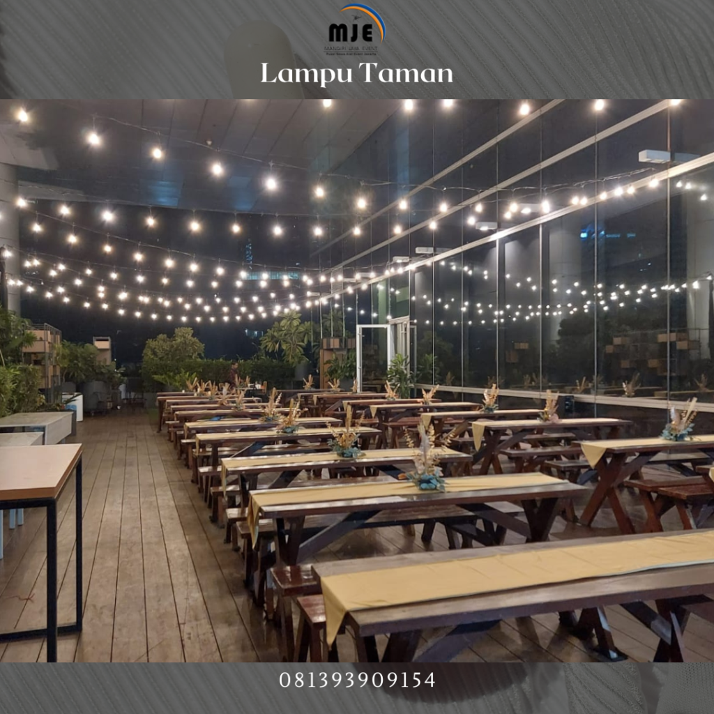 Sewa Lampu Taman Outdoor Hemat Energi Jakarta Timur