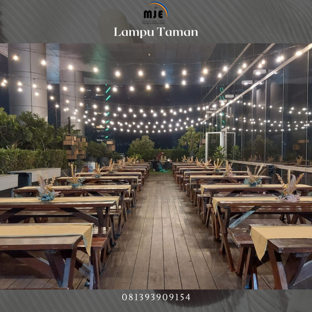 Sewa Lampu Taman Outdoor Hemat Energi Jakarta Timur