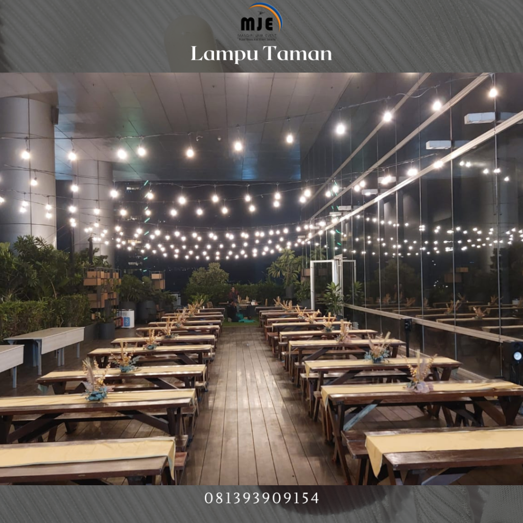 Sewa Lampu Taman Outdoor Hemat Energi Jakarta Timur