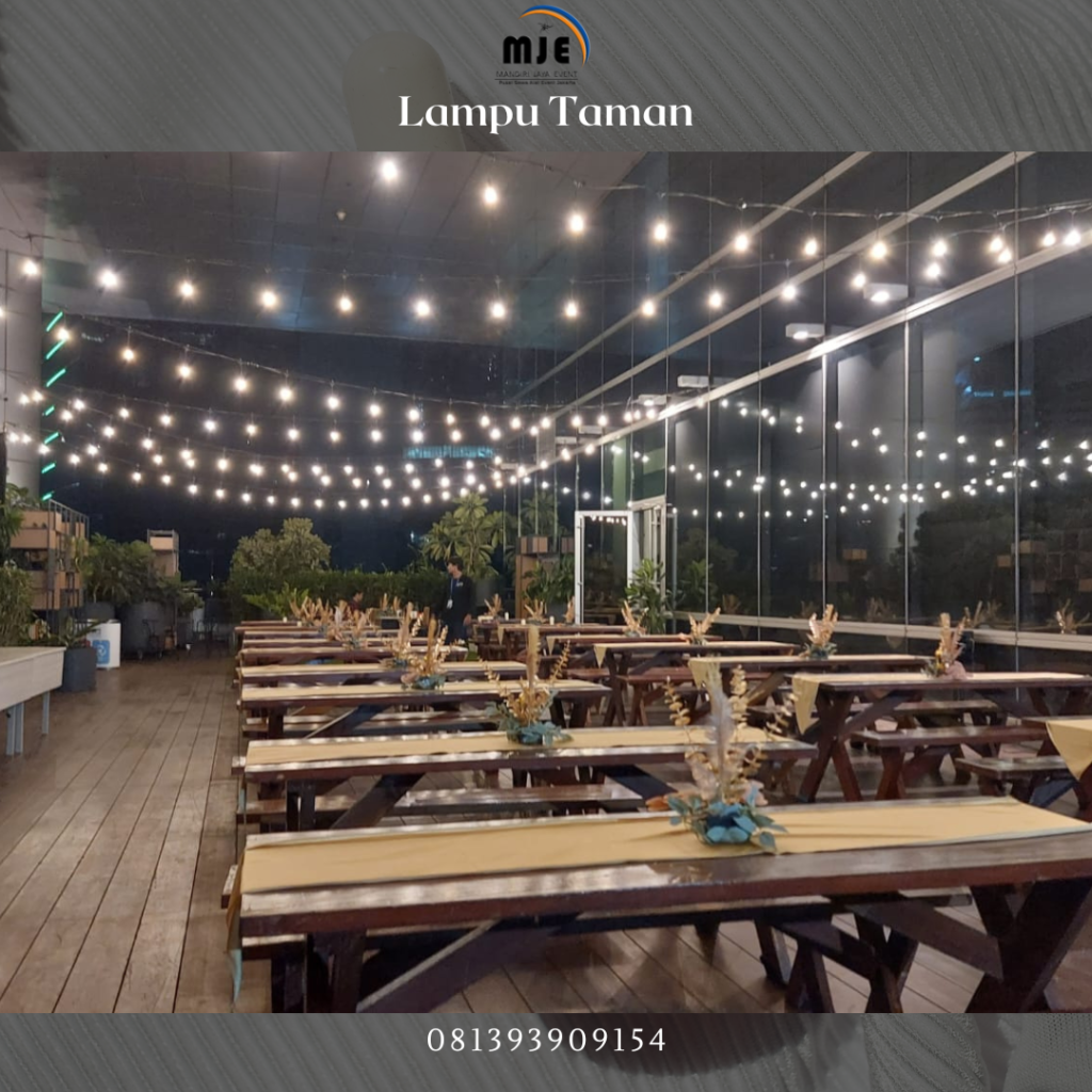 Sewa Lampu Taman Outdoor Hemat Energi Jakarta Timur