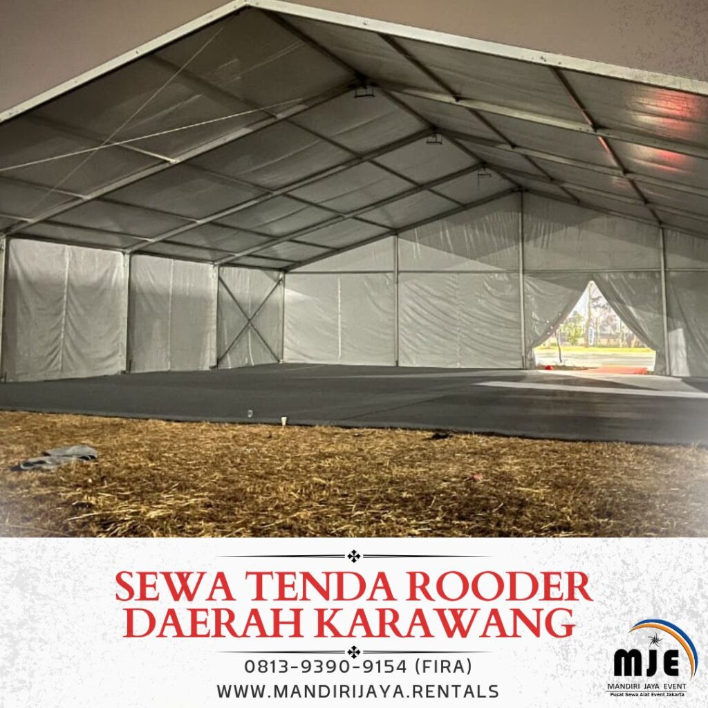 Sewa Tenda Rooder Daerah Karawang