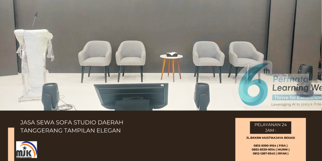 Jasa Sewa Sofa Studio Daerah Tanggerang Tampilan Elegan