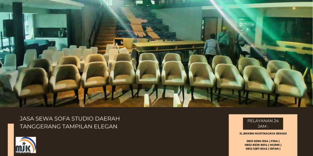 Jasa Sewa Sofa Studio Daerah Tanggerang Tampilan Elegan