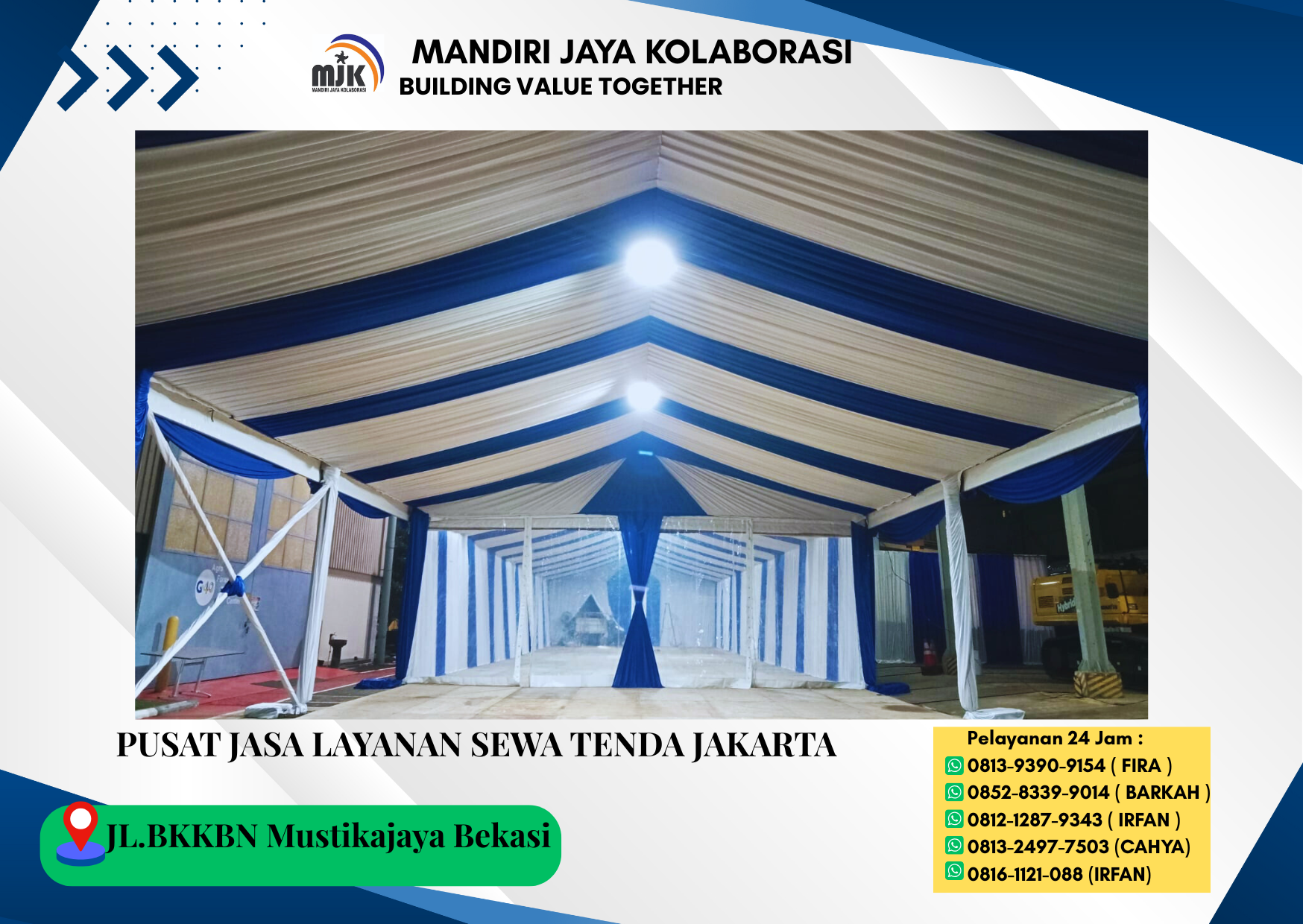 Pusat Jasa Layanan Sewa Tenda Jakarta