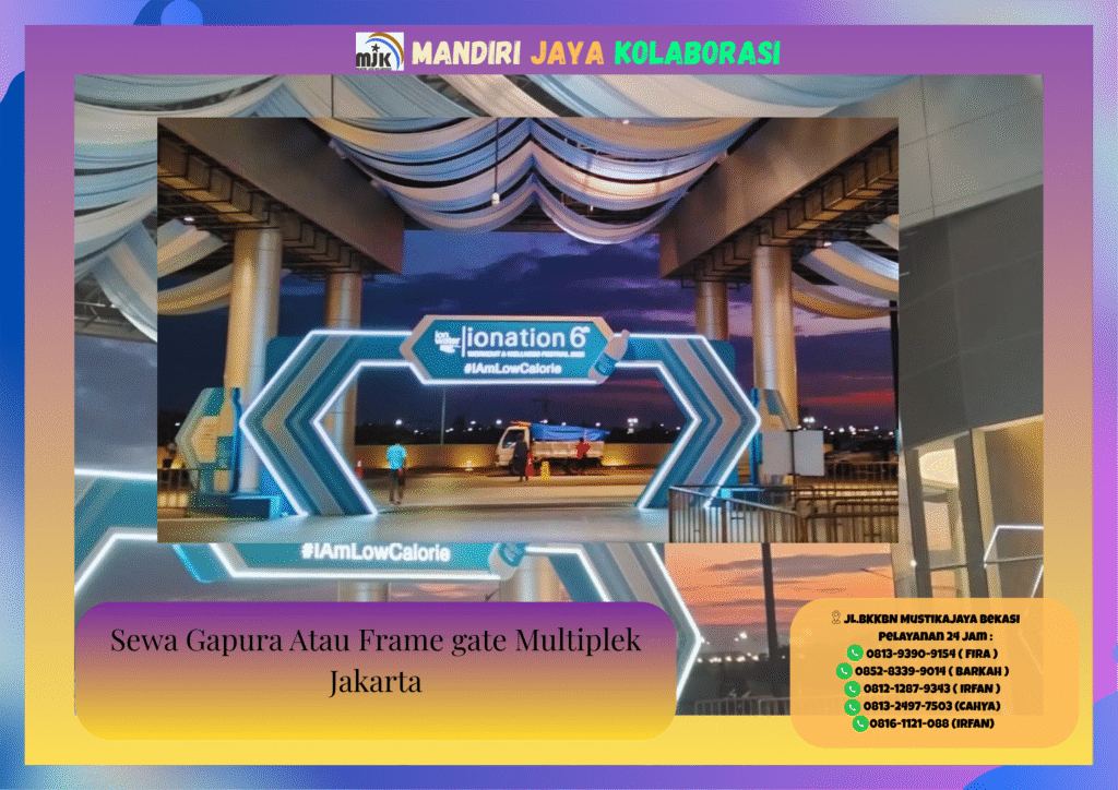 Sewa Gapura Atau Frame gate Multiplek Jakarta
