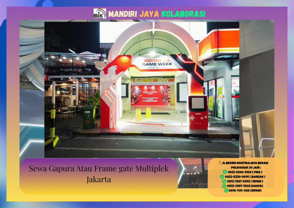 Sewa Gapura Atau Frame gate Multiplek Jakarta