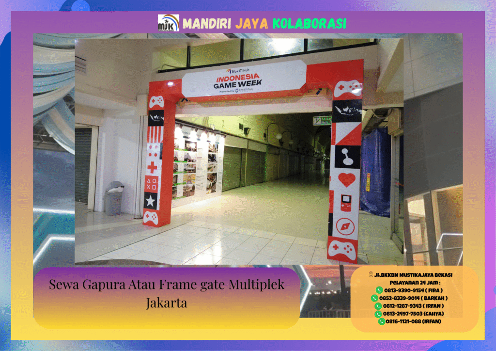 Sewa Gapura Atau Frame gate Multiplek Jakarta