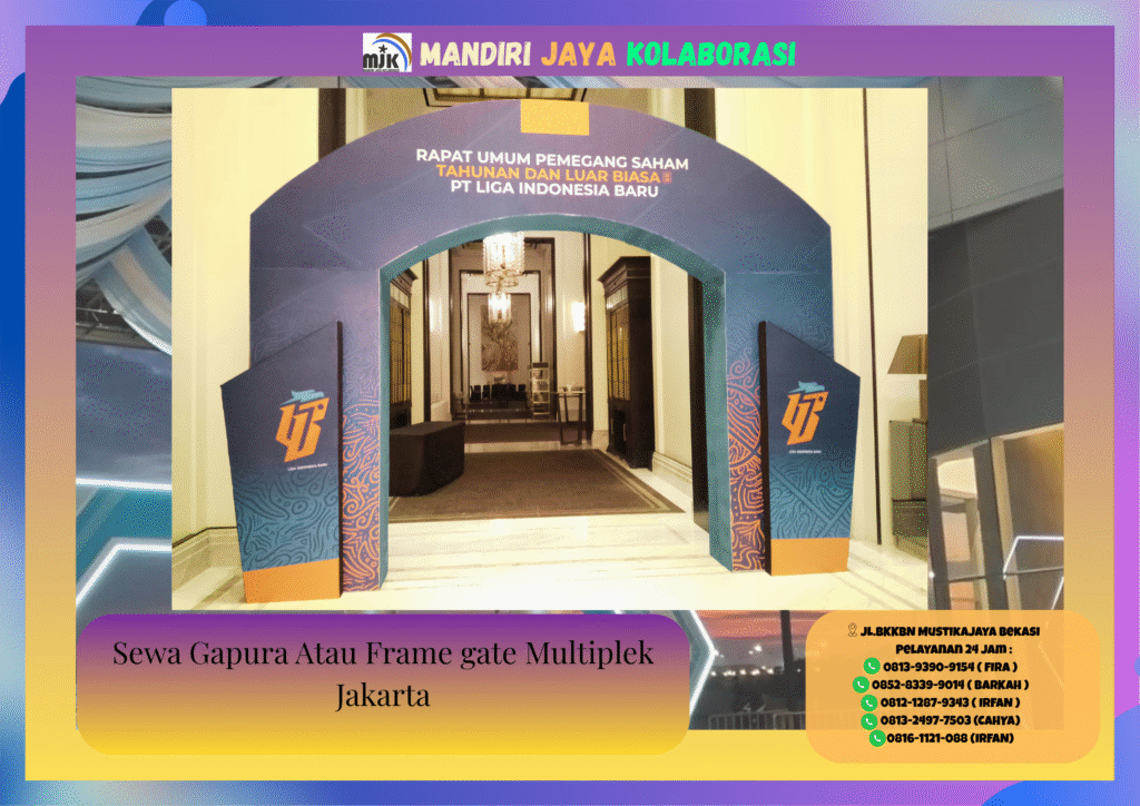 Sewa Gapura Atau Frame gate Multiplek Jakarta