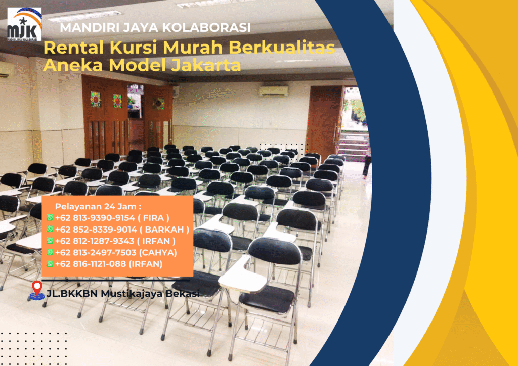 Rental Kursi Murah Berkualitas Aneka Model Jakarta