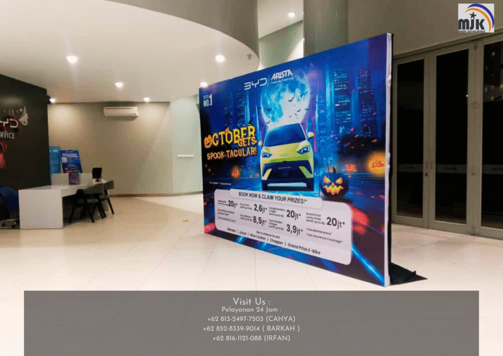 Sewa Backdrop Custom Siap Setting Daerah Bogor