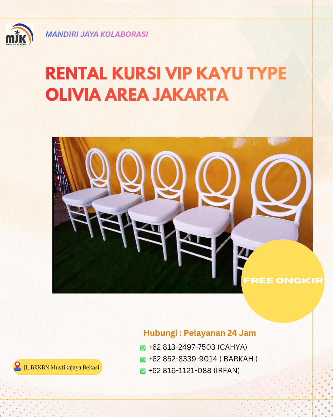 Rental Kursi VIP Kayu Type Olivia Area Jakarta Rental Kursi VIP Kayu Type Olivia Area Jakarta