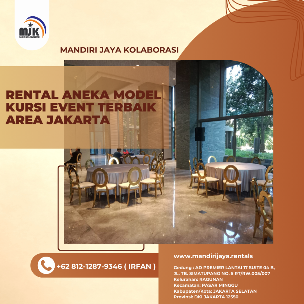 Rental Aneka Model Kursi Event Terbaik Area Jakarta