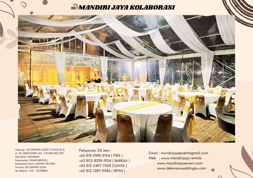 Sewa Meja Kursi,Tenda Event Area Pluit Jakarta Utara