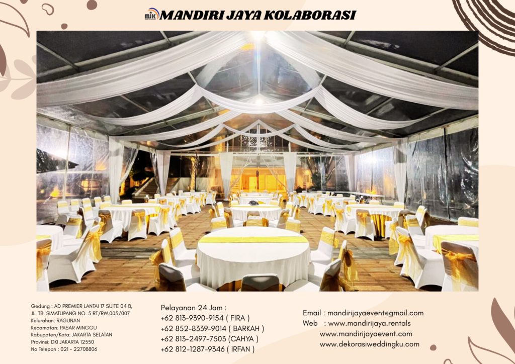 Sewa Meja Kursi,Tenda Event Area Pluit Jakarta Utara