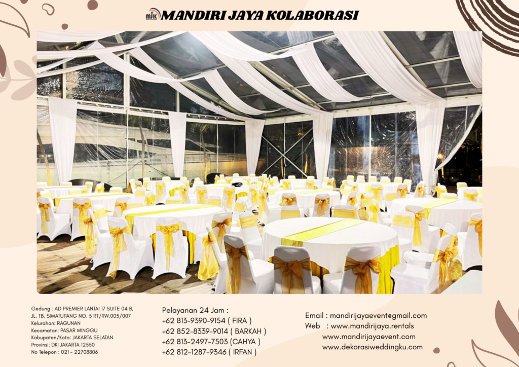 Sewa Meja Kursi,Tenda Event Area Pluit Jakarta Utara