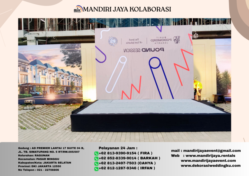 Sewa Panggung, Backdrop, Tenda Roder Lengkap Jakarta