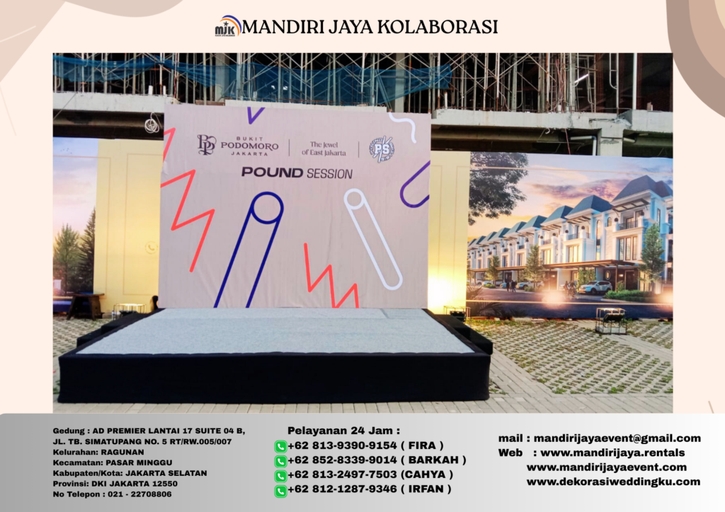 Sewa Panggung, Backdrop, Tenda Roder Lengkap Jakarta