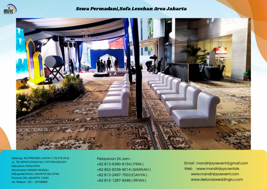 Sewa Permadani,Sofa Lesehan Area Jakarta
