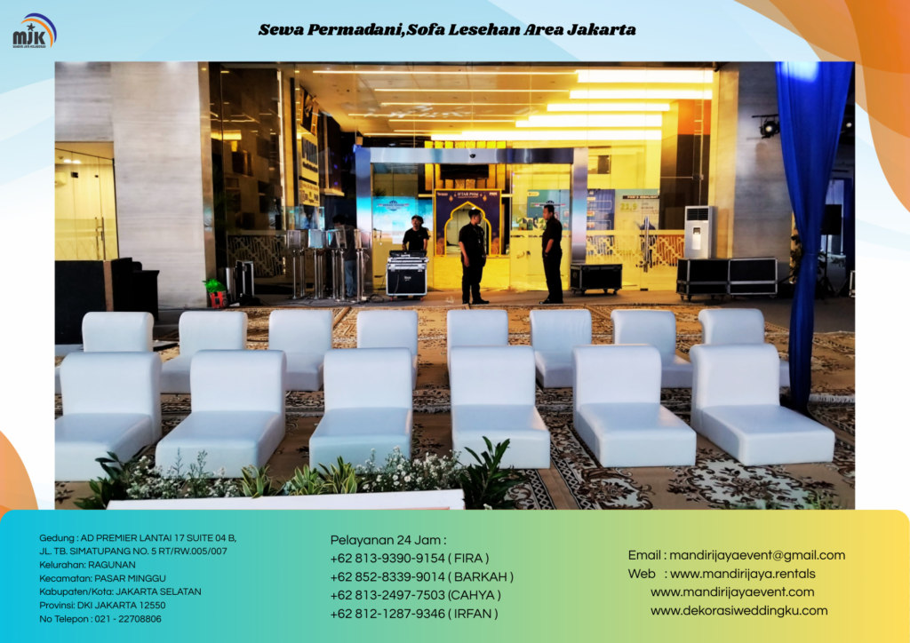 Sewa Permadani,Sofa Lesehan Area Jakarta